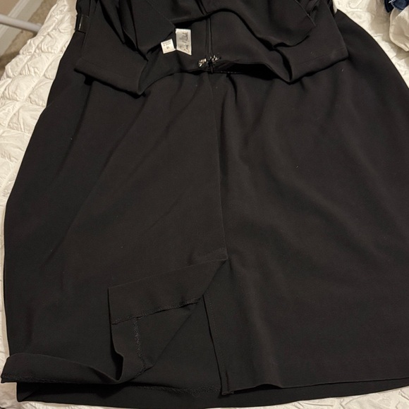 Emma & Michele Black Ruffled Mini Dress - Picture 8 of 8